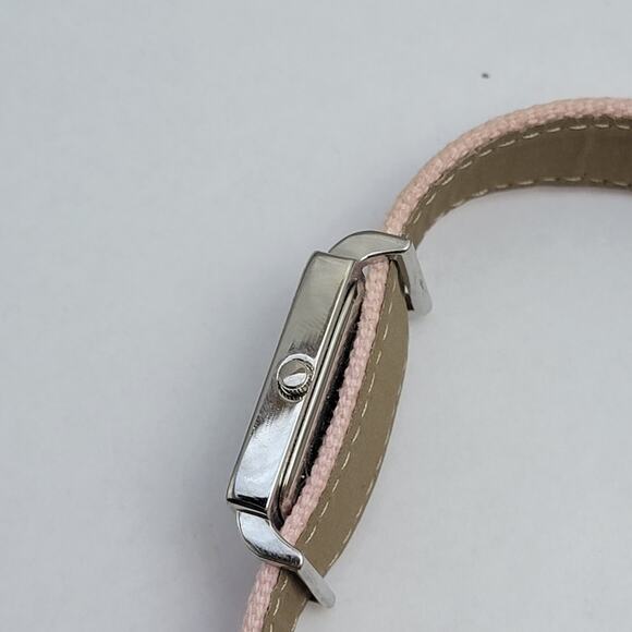 Vintage Watches Pierre Cardin Quartz Watch with Pink Strap & Silver Case - Picture 5 of 10